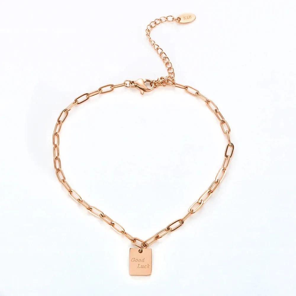 Good Luck Pendant Anklets Foot Chain