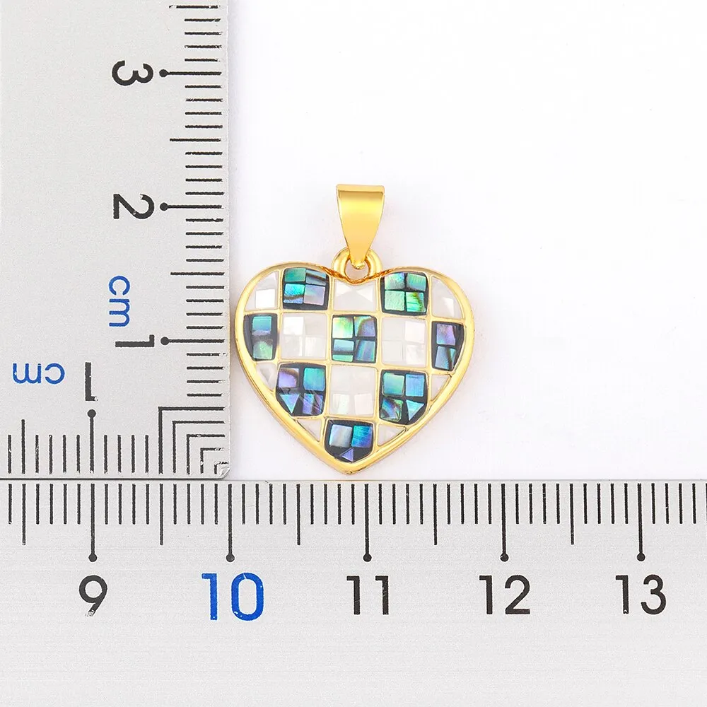 Ins Popular Exquisite Elegant Love Chessboard Pendant