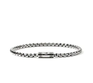 John Hardy Silver 3.7mm Box Chain Bracelet