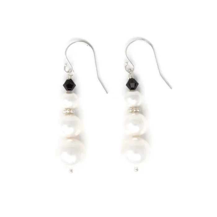 Large Snowman Earrings