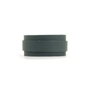 Leather Wrist Cuff with Buckle - Ocean Green