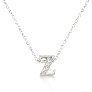 LOVCIA Sparkling Cubic Zirconia Initial Z Necklace