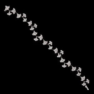 Luca Carati Floral Link Diamond Bracelet