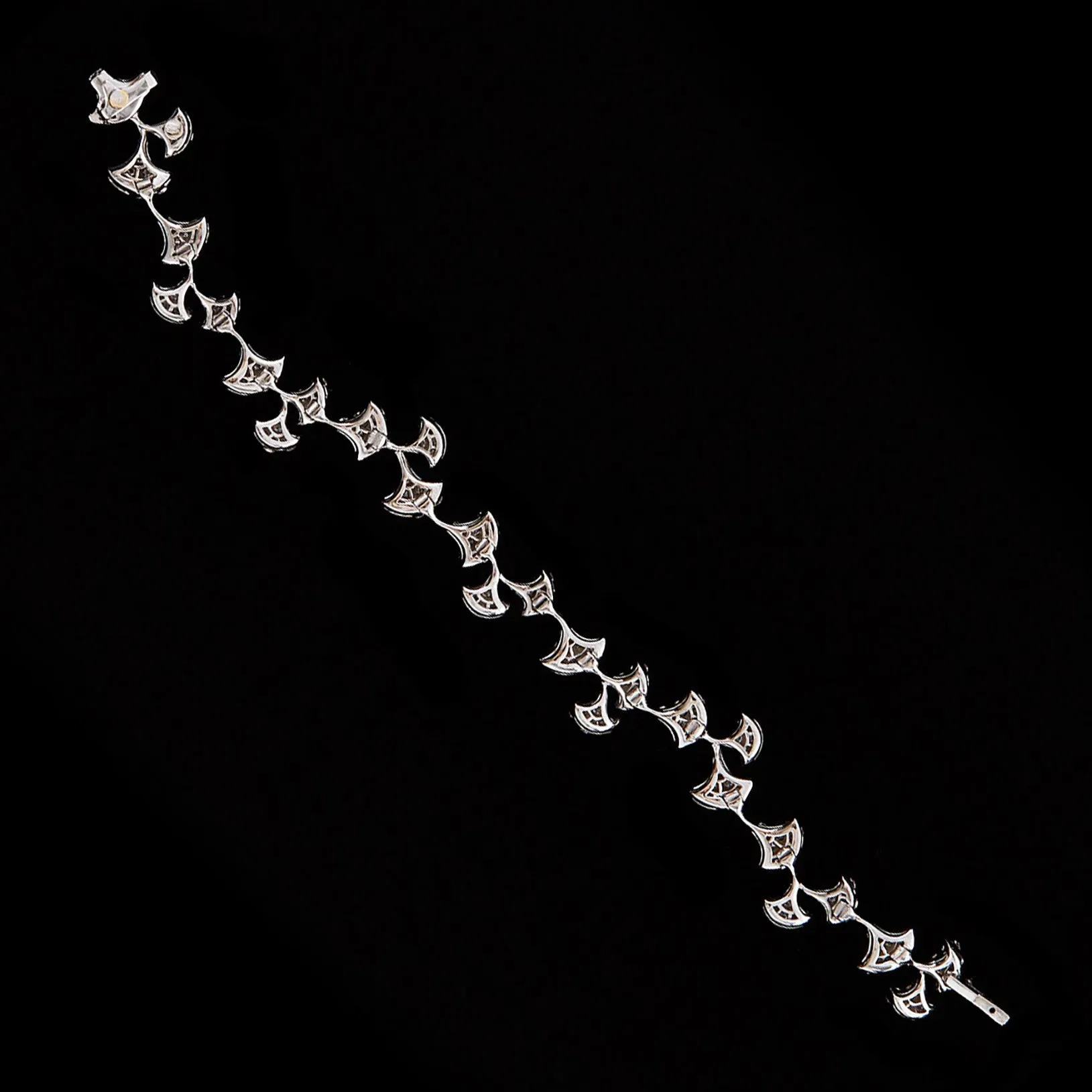 Luca Carati Floral Link Diamond Bracelet