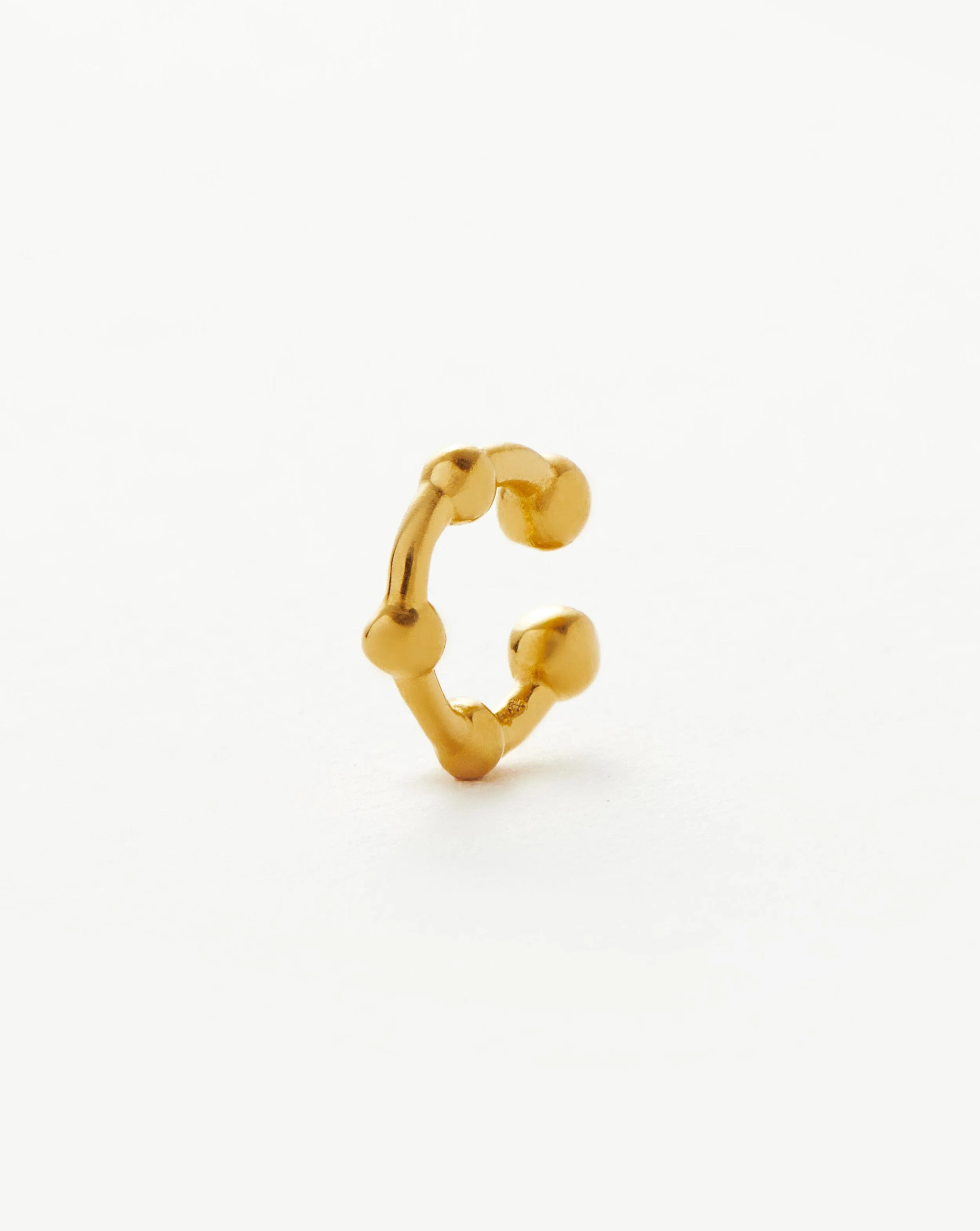 Lucy Williams Mini Orb Ear Cuff | 18ct Gold Vermeil