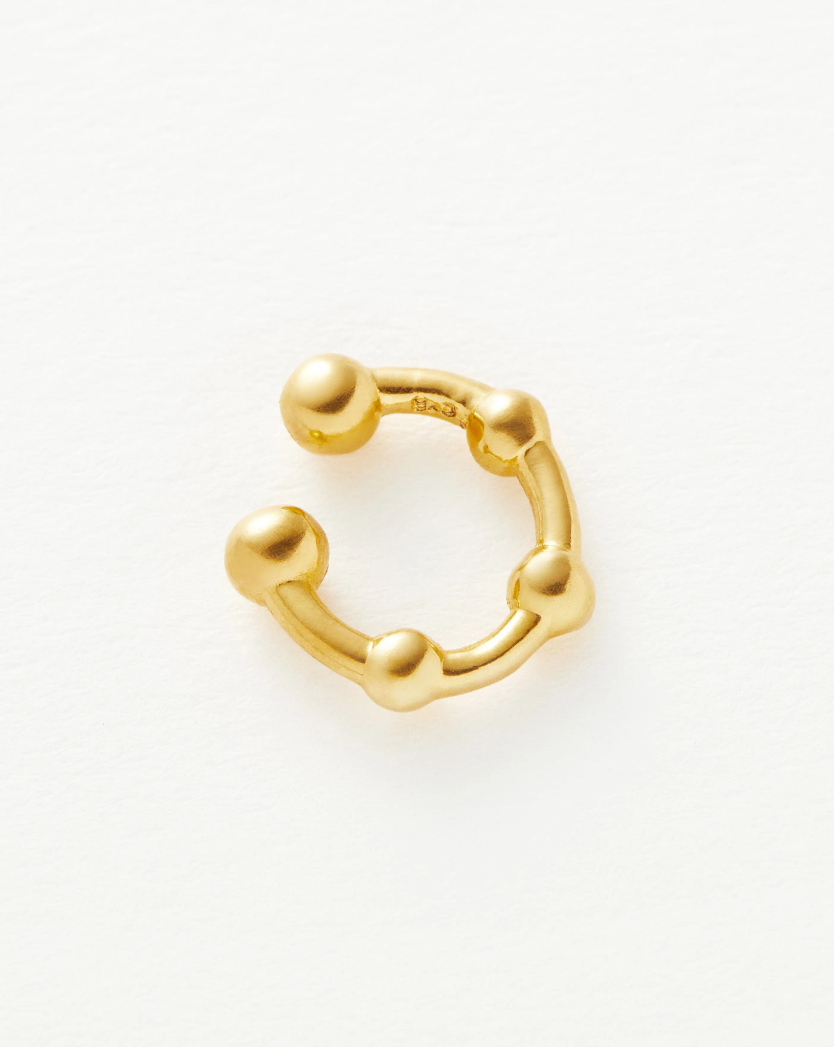 Lucy Williams Mini Orb Ear Cuff | 18ct Gold Vermeil