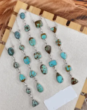 Mine 8 Slab Drop Necklaces