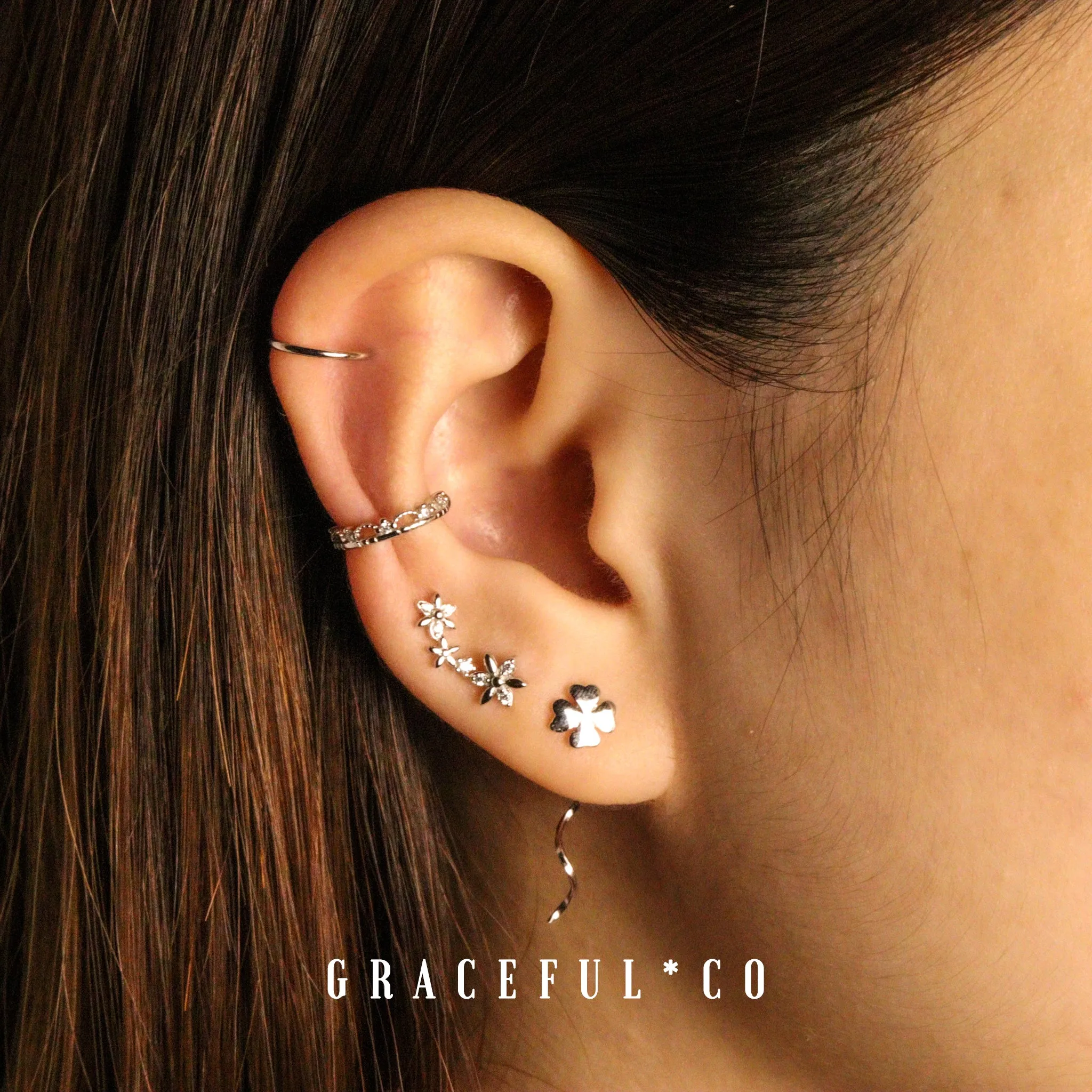 Minimalist Shape Ear Cuffs