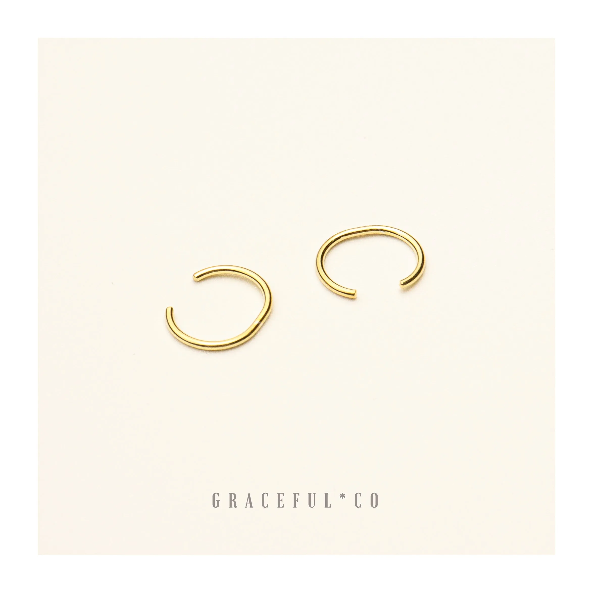 Minimalist Shape Ear Cuffs