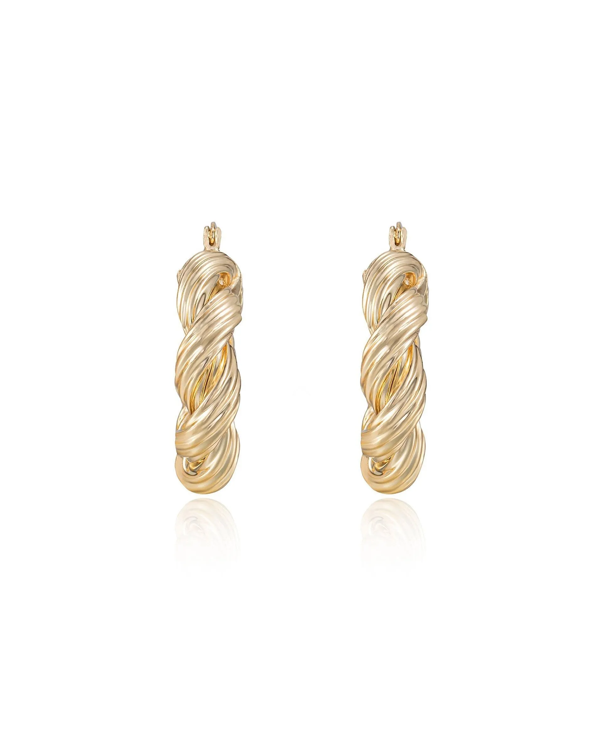 Modern Day Twist Hoops