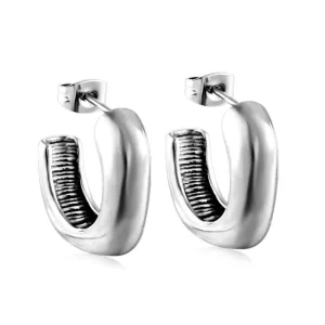 MODERN SQUARE HOOPS "STEEL"