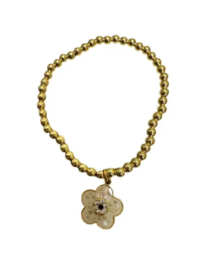 MOP Flower Dangle Bracelet