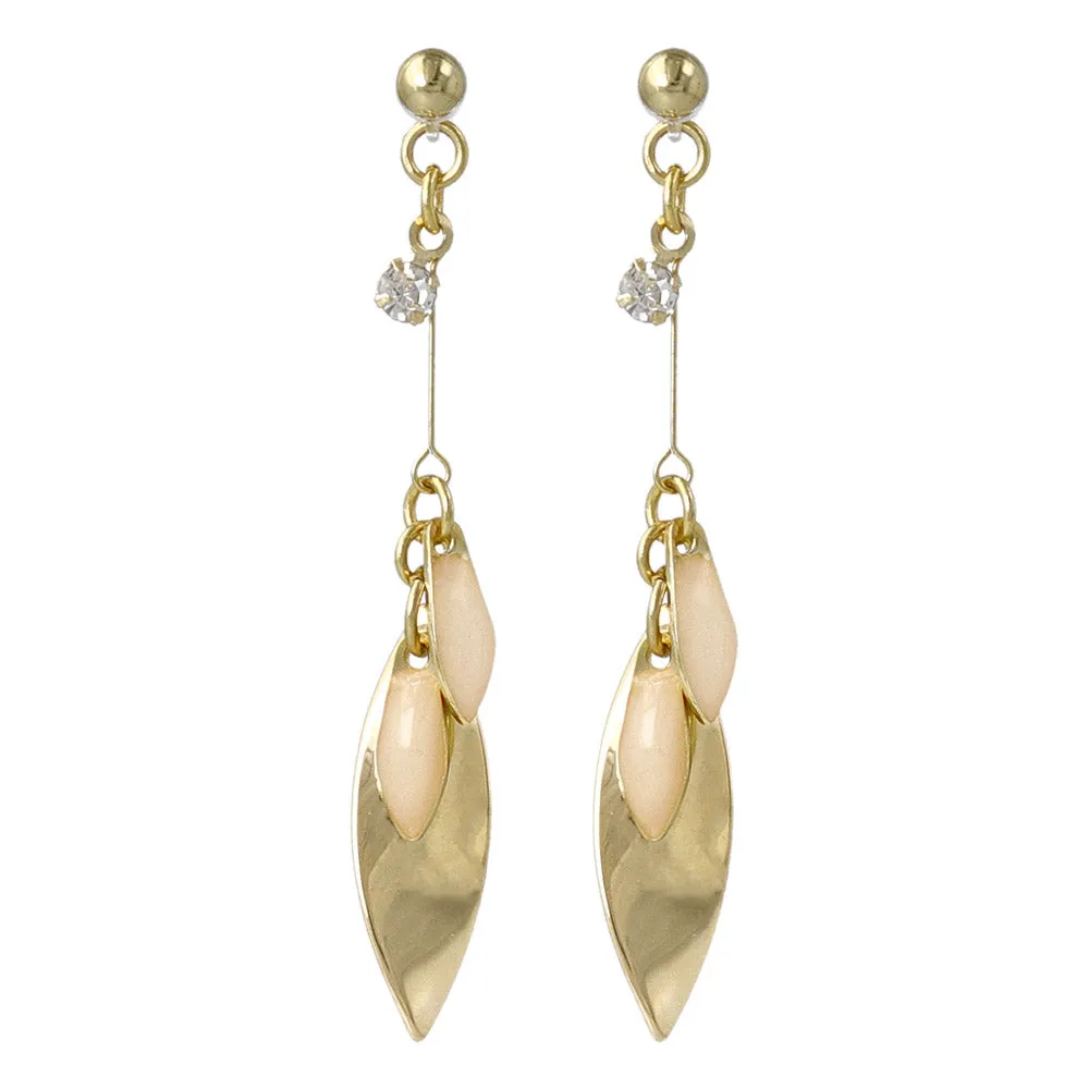 Multi Drop Plastic Post Earrings