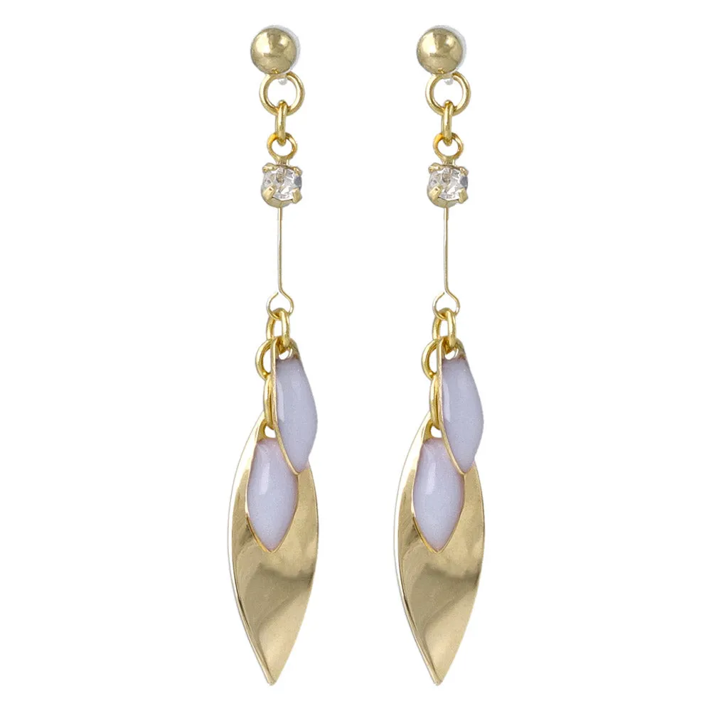 Multi Drop Plastic Post Earrings