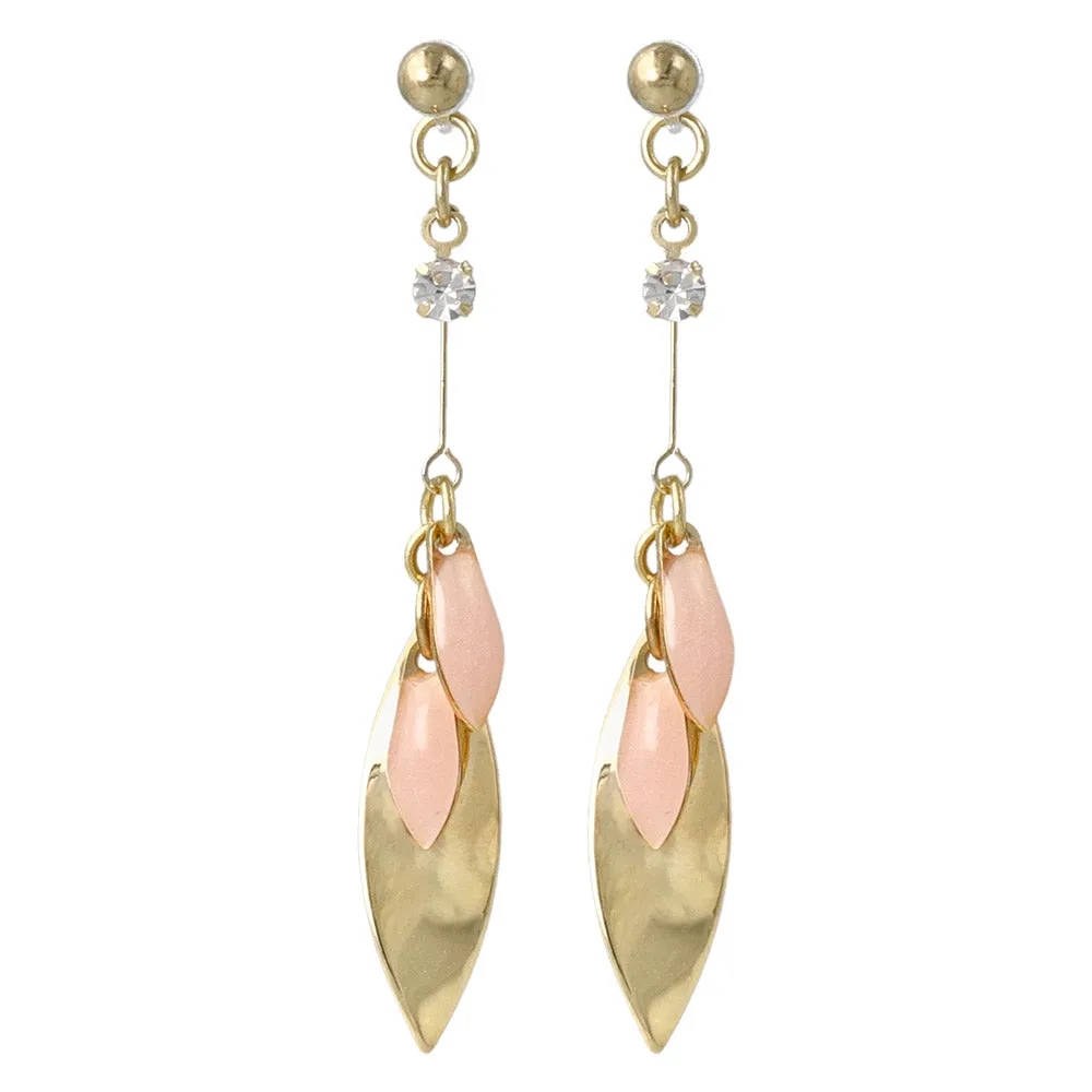Multi Drop Plastic Post Earrings