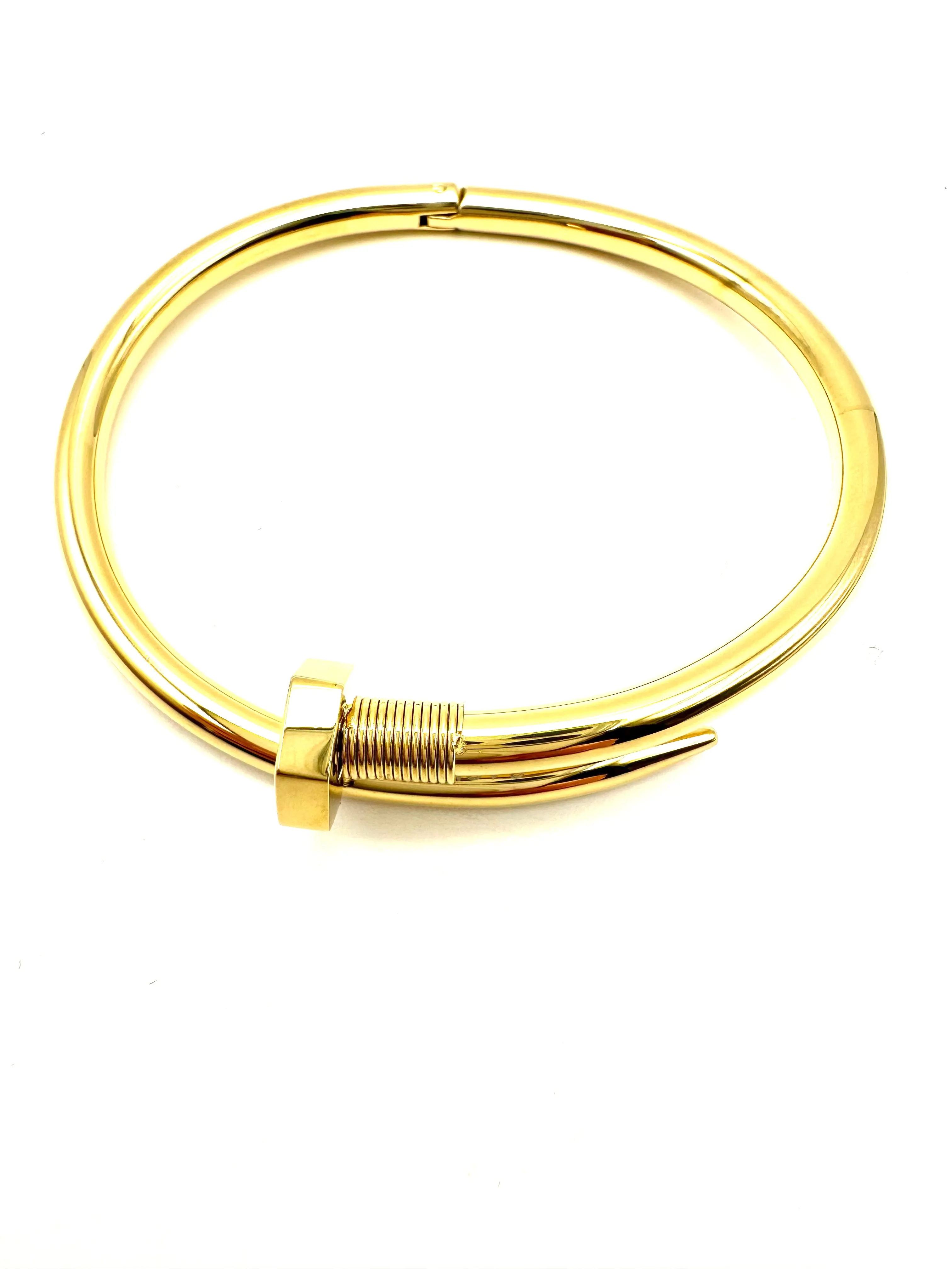 Nailed It Hinged Bangle