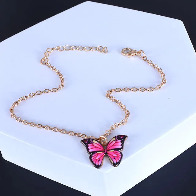 New Bohemian Butterfly Pendant Anklets For Women