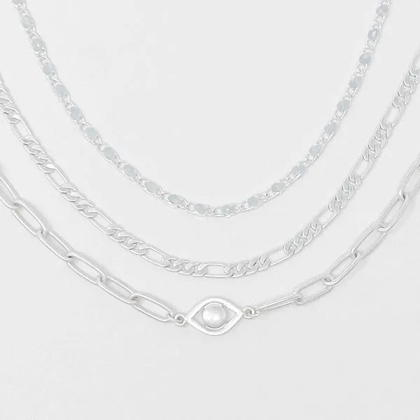 On Trend Chain Anklet, Set of 3
