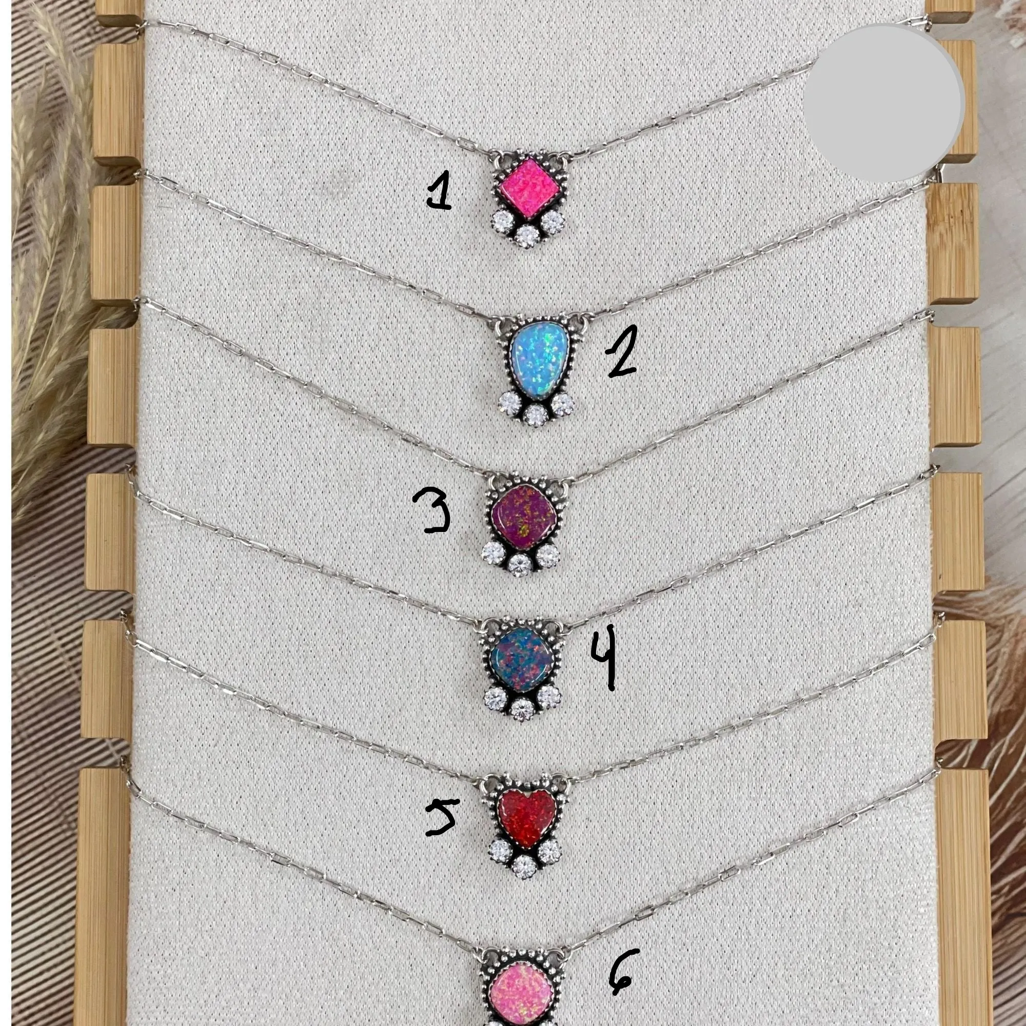 One Of A Kind Opal Necklaces