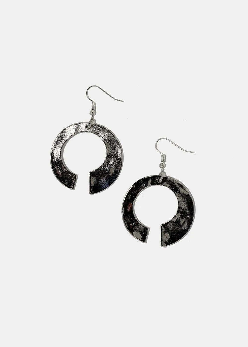 Open Hoop Dangle Earrings