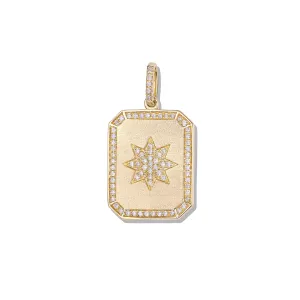 Orchid Gems Starlit Dog Tag Diamond Pendant
