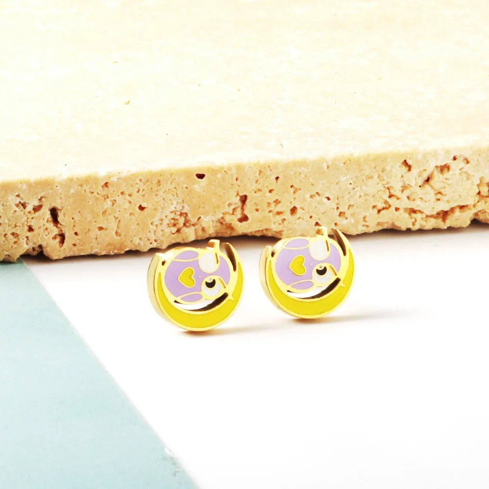 Owls Earrings Set