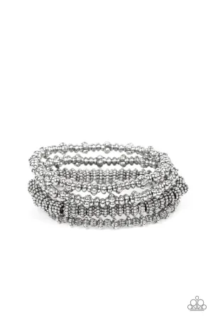 Paparazzi Country Charmer - Silver Bracelet - Paparazzi Accessories