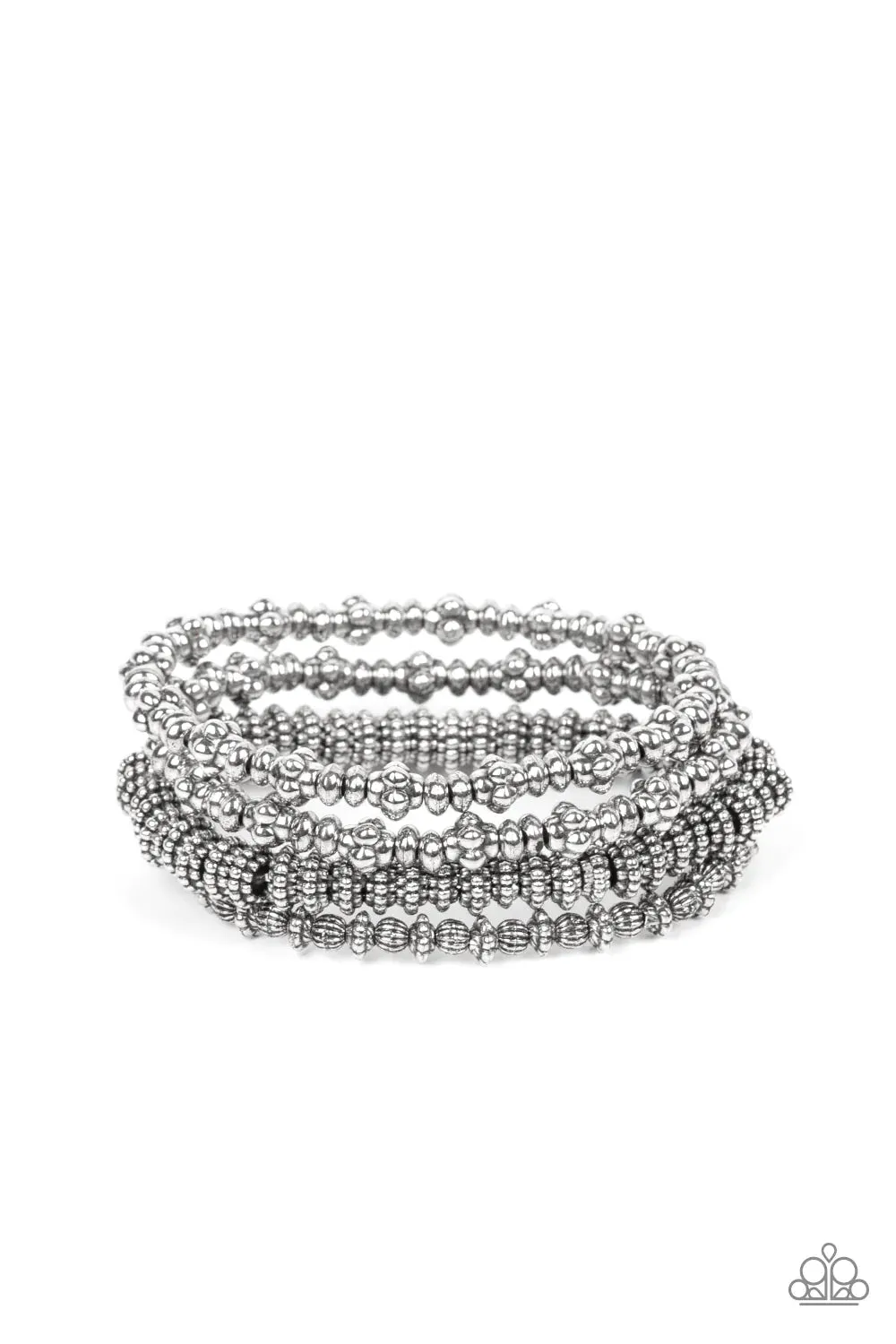 Paparazzi Country Charmer - Silver Bracelet - Paparazzi Accessories
