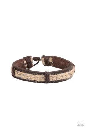 Paparazzi Guided Expedition - Brown urban bracelet   P9UR-BNXX-598XX
