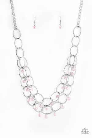 Paparazzi Necklace ~ Yacht Tour - Pink