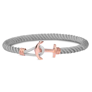 Paul Hewitt Phrep Lite Nylon Rose Gold / Grey Bracelet