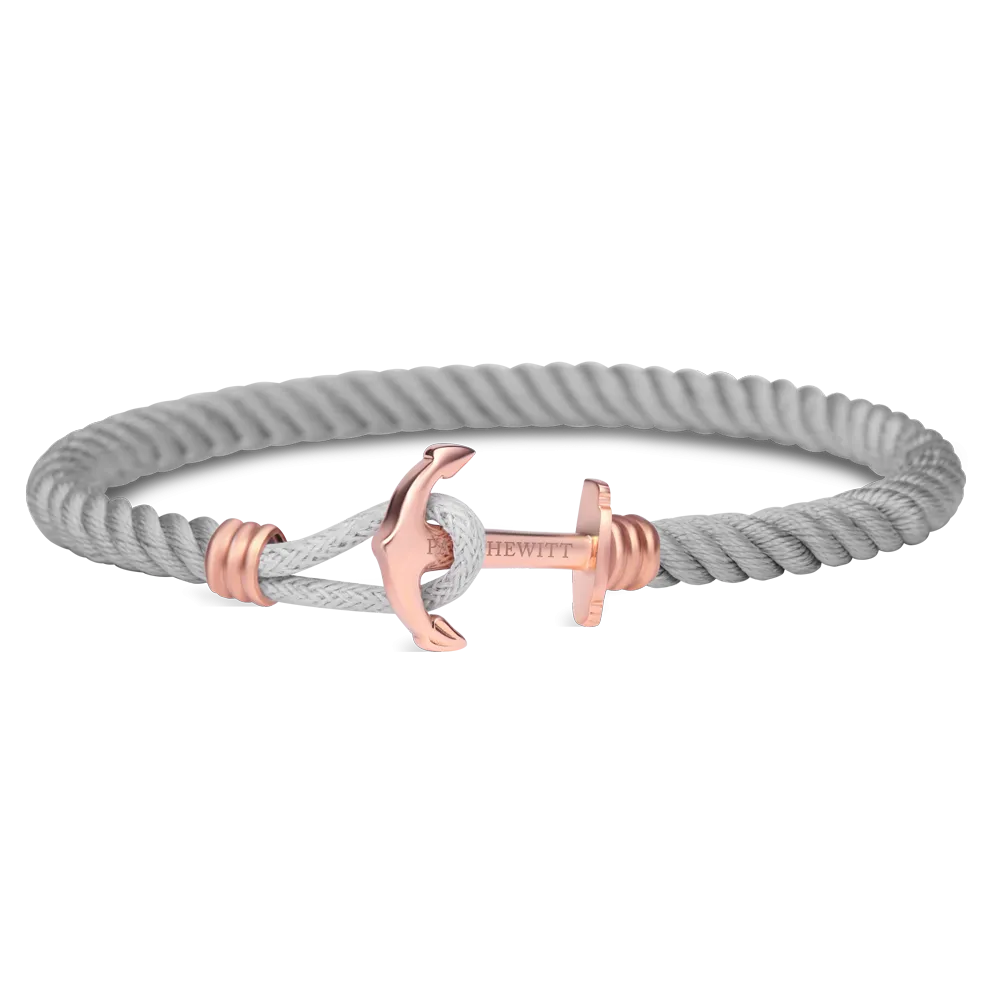 Paul Hewitt Phrep Lite Nylon Rose Gold / Grey Bracelet