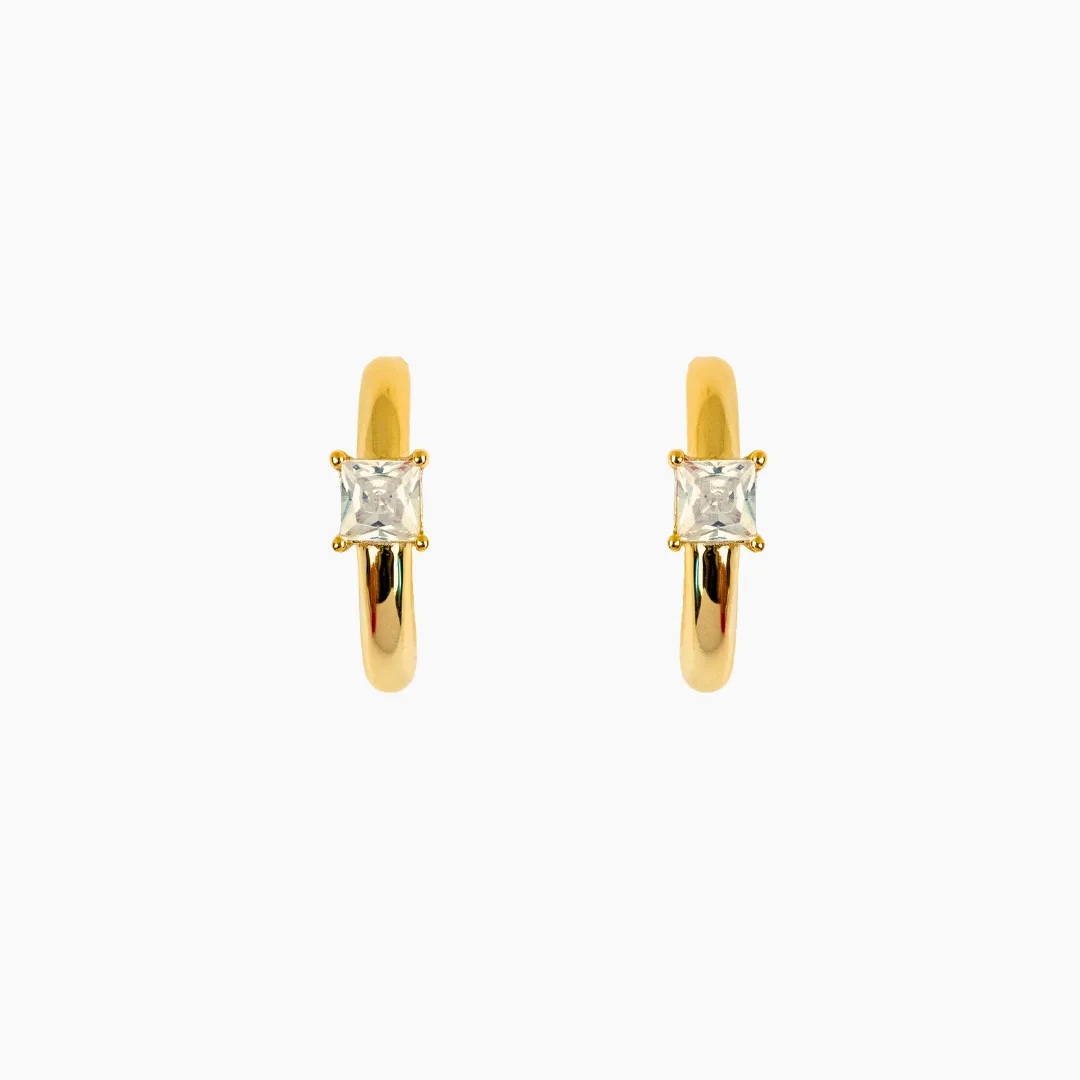 Pavati Hoop Earrings