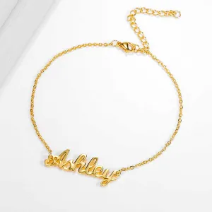 Personalized anklet