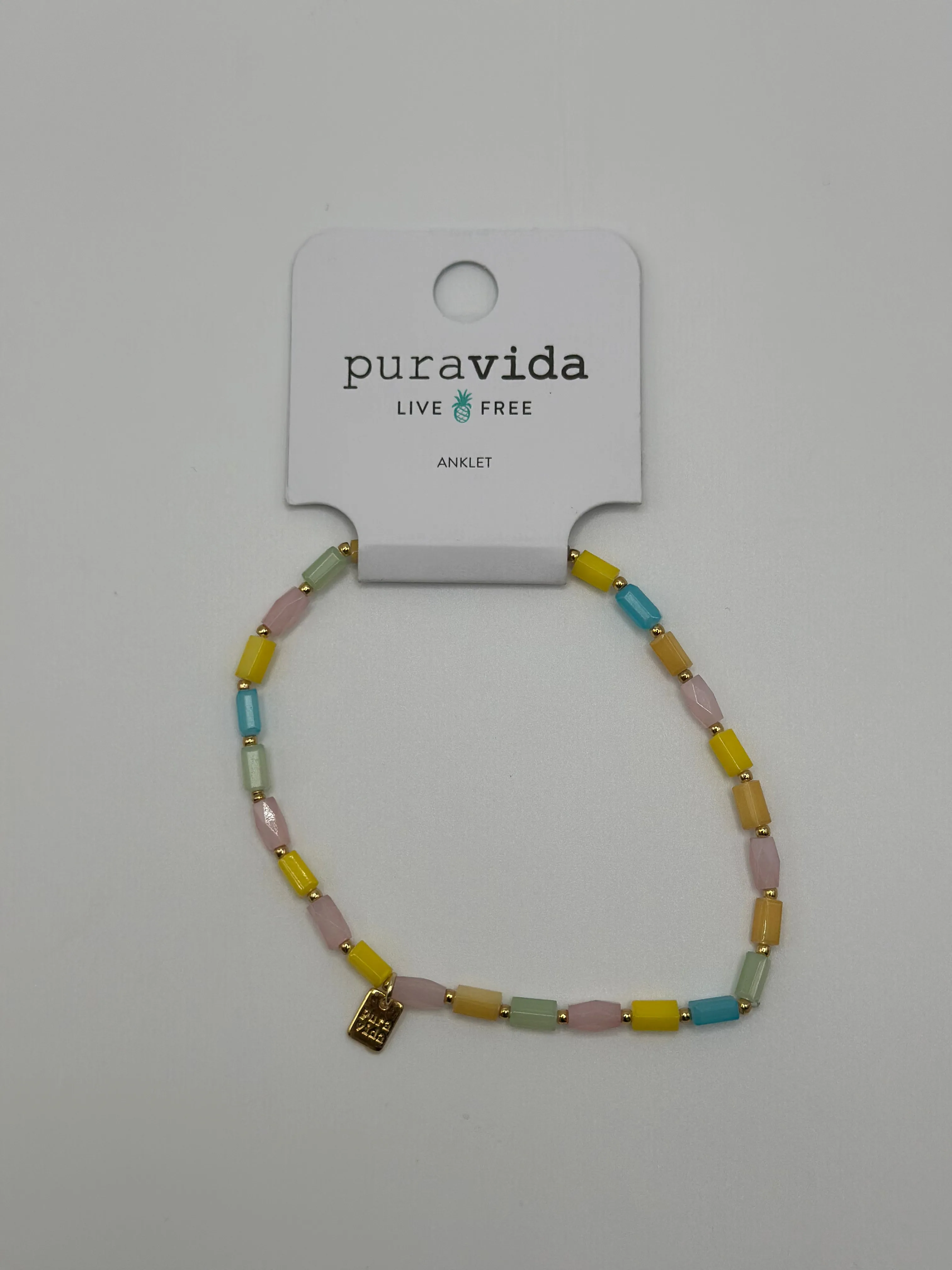 Pura Vida Neon Tube Anklet