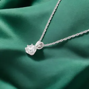 Radiant Bloom Sterling Silver Floral Cluster Pendant Necklace | SKU : 0003579374, 0021424380, 0021424397