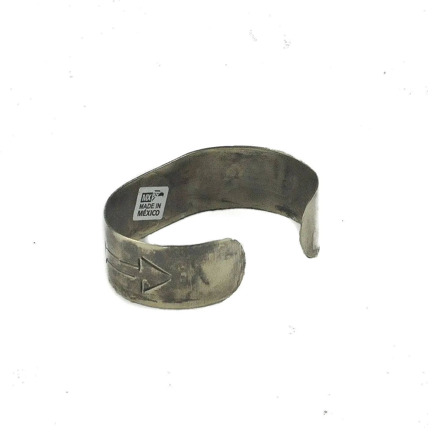 Rustic Silver Bracelet w/ Engraving