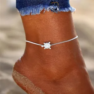 Save Sea Turtle Jewelry | Baby Sea Turtle Anklet