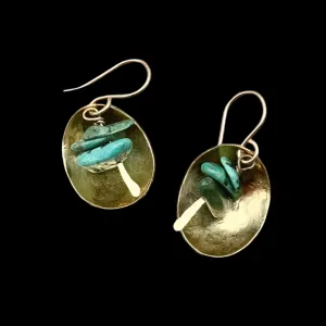 Sierra Verde Earrings, Gold
