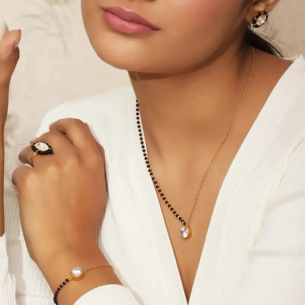 Silver Exquisite Mangalsutra Necklace