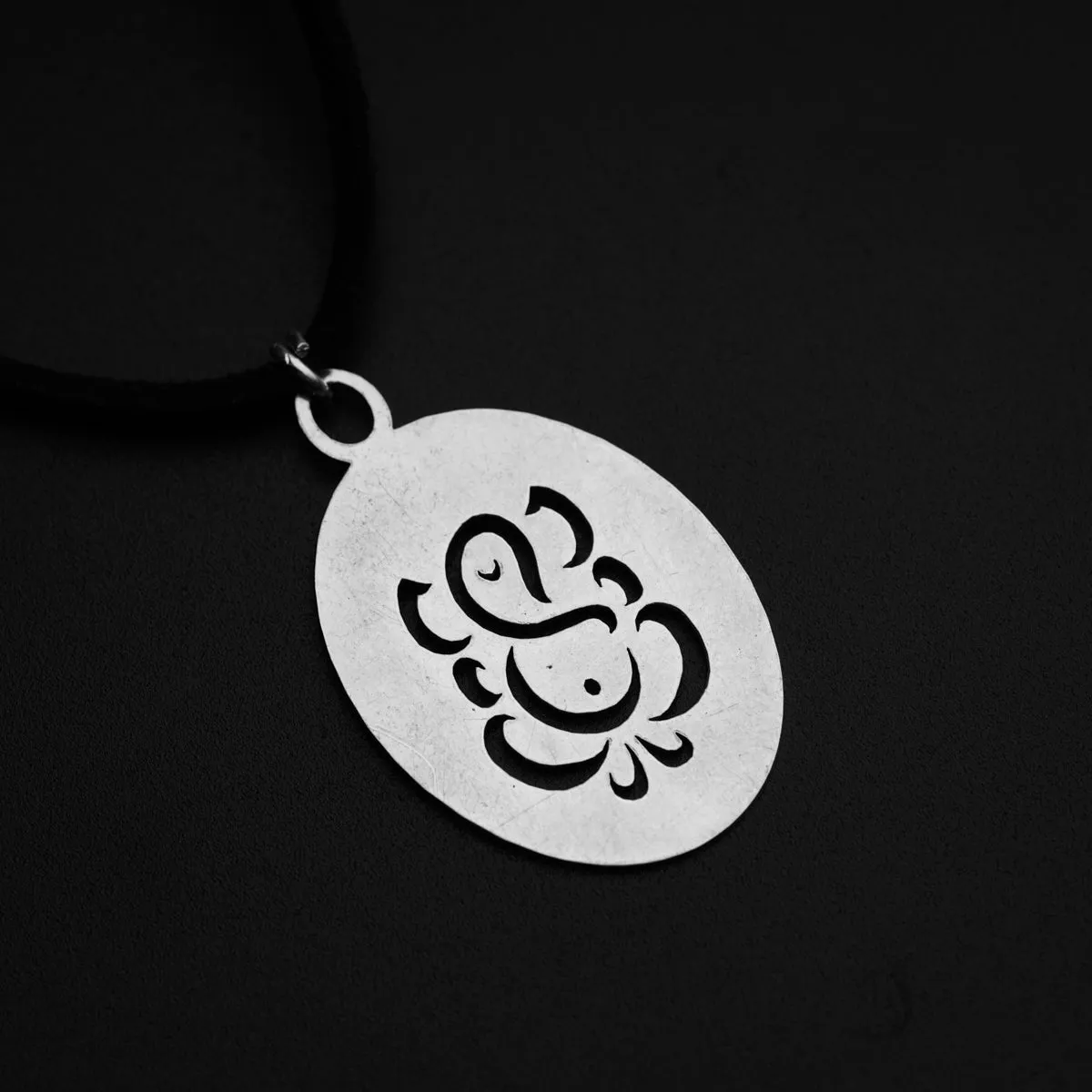 Silver Ganesha necklace for Men & Women