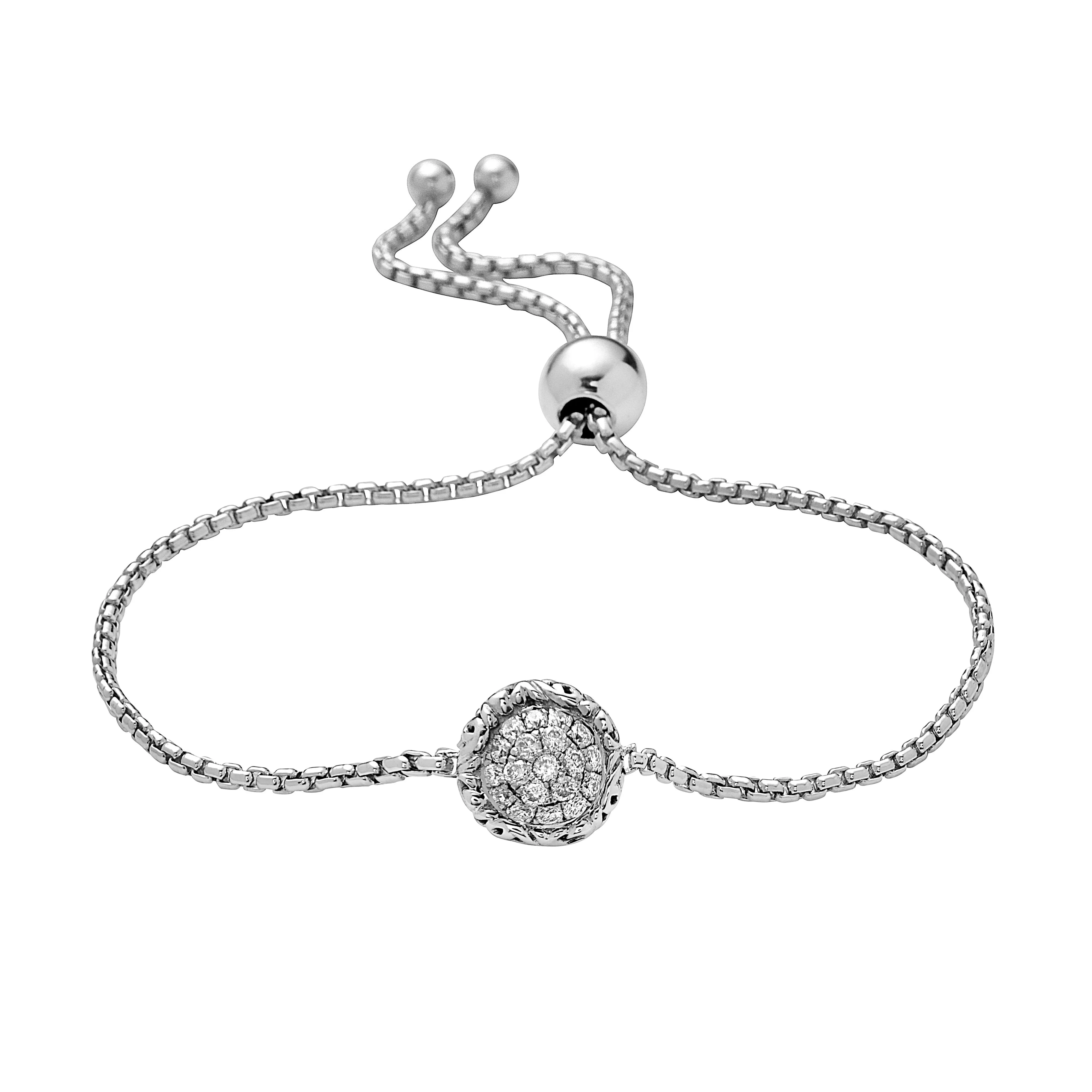 Silver Skye Station Gemstone String Bracelet