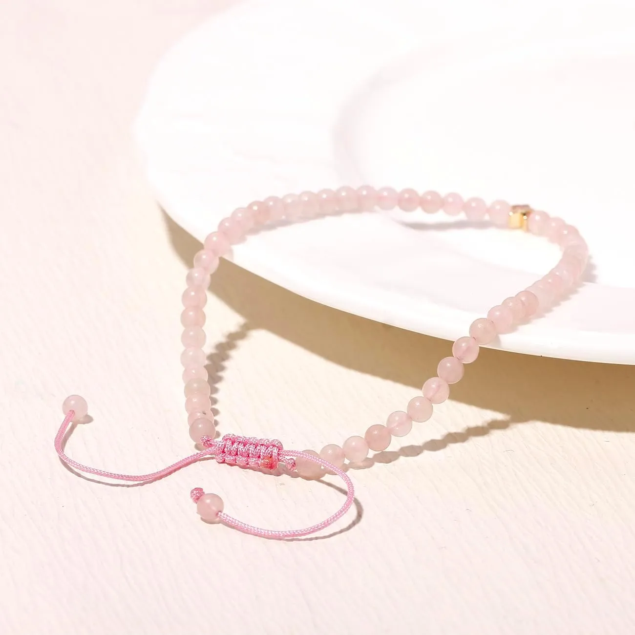Simple 4mm Crystals and Stones Beaded Anklet Dainty Star Ankle Bracelets for Women Beach Foot Chain Jewelry