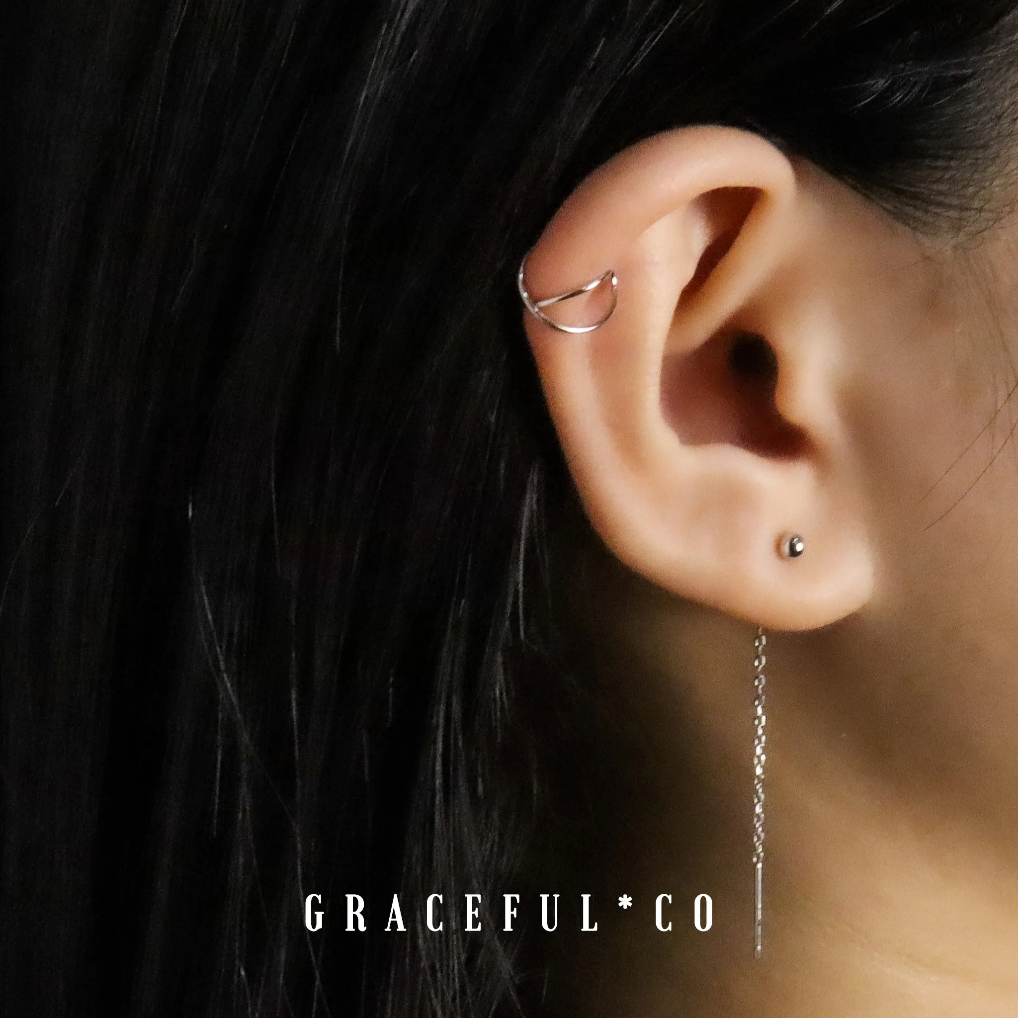 Simple Cross Ear Cuffs