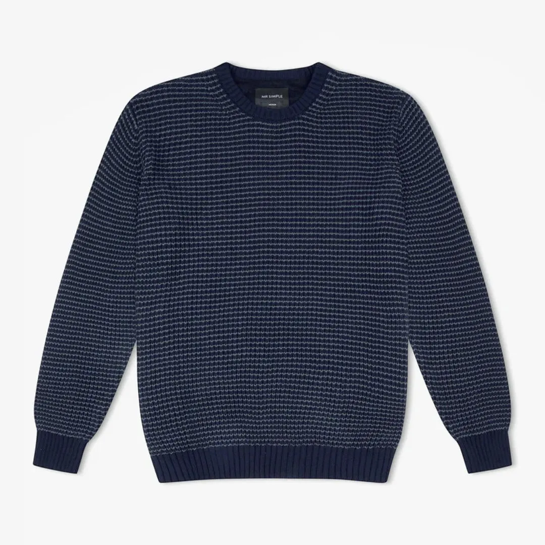 Simple | Sailor Knit | Navy/Graphite