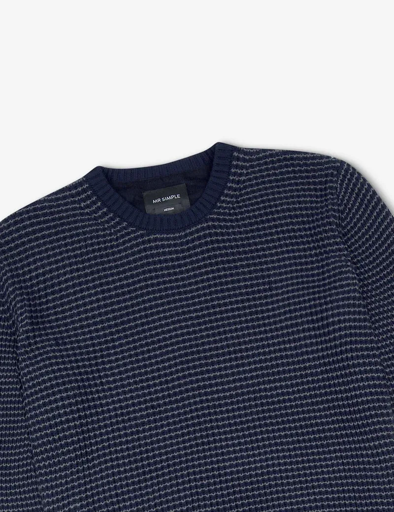 Simple | Sailor Knit | Navy/Graphite