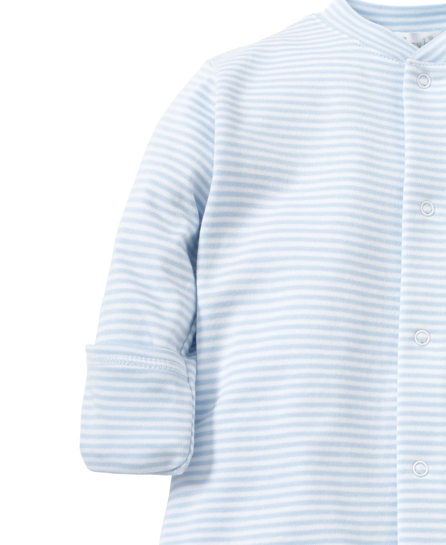Simple Stripes Blue Convertible Gown