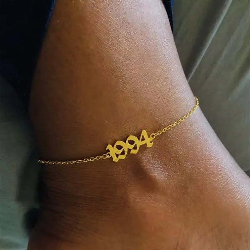 Stainless Steel Vintage Anklets