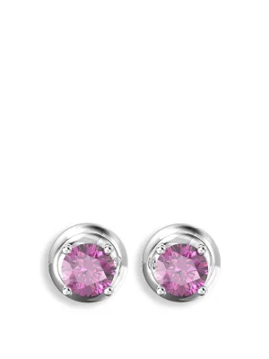 Stilla Round Cut Stud Earrings