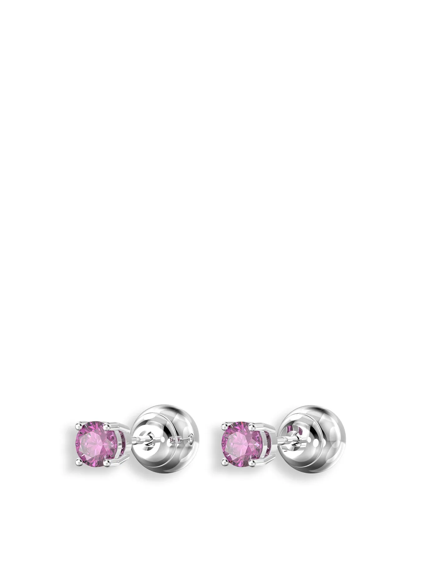 Stilla Round Cut Stud Earrings